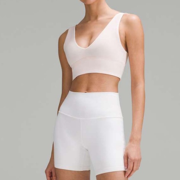 lululemon athletica Other - $54 Lululemon Align V-Neck Bra *Light Support, A/B Cup Meadowsweet Pink